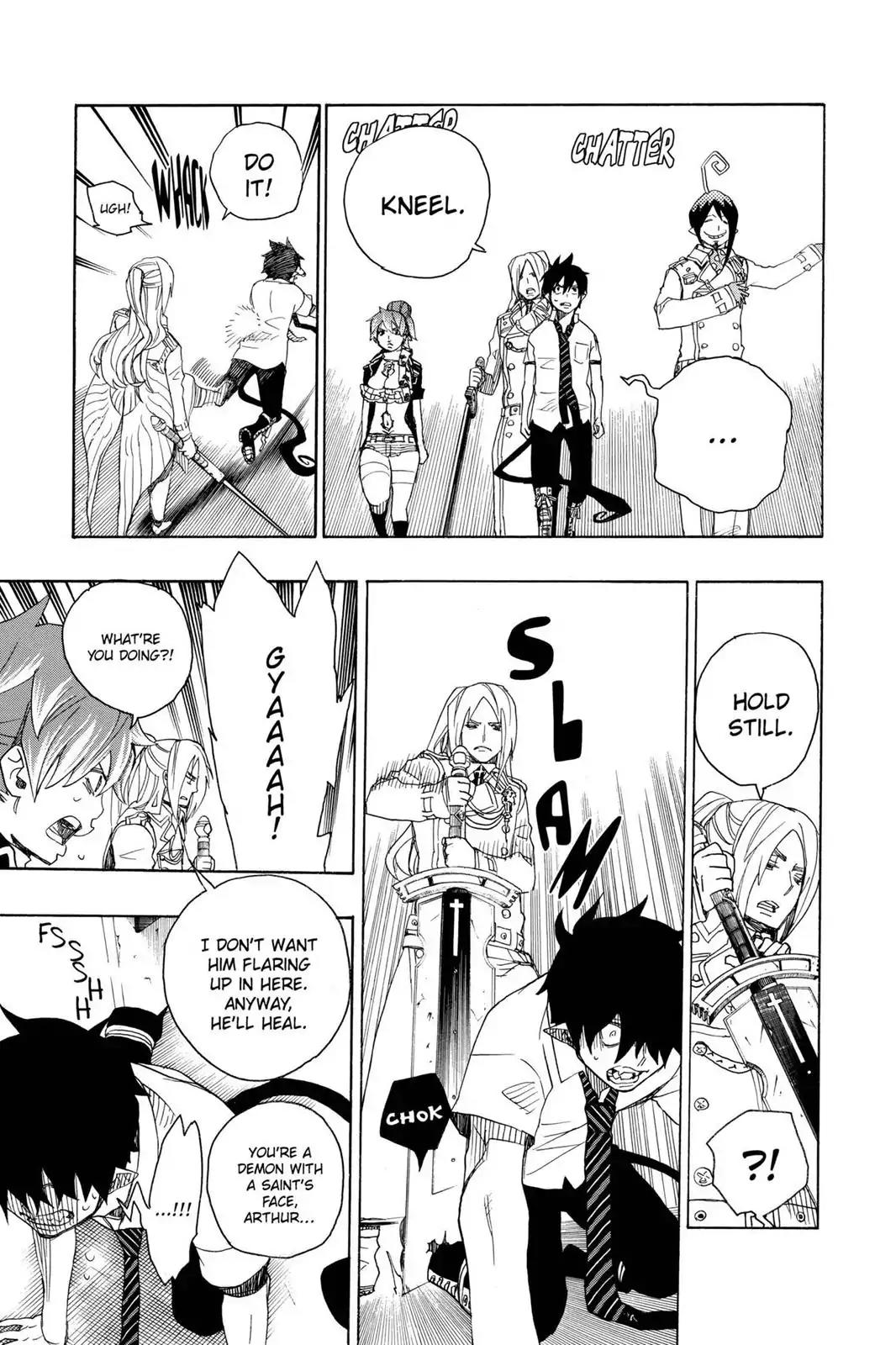 Ao no Exorcist Chapter 14 page 27 - Chapter 14: The Wager
