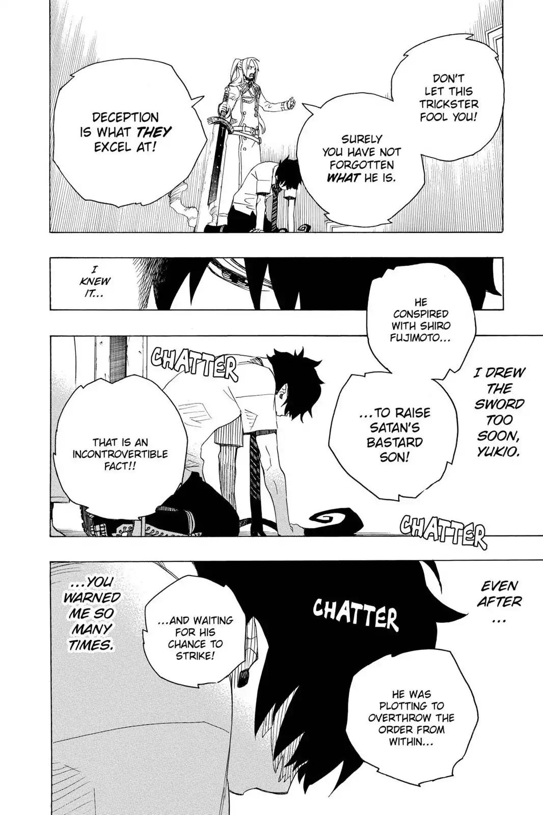 Ao no Exorcist Chapter 14 page 33 - Chapter 14: The Wager