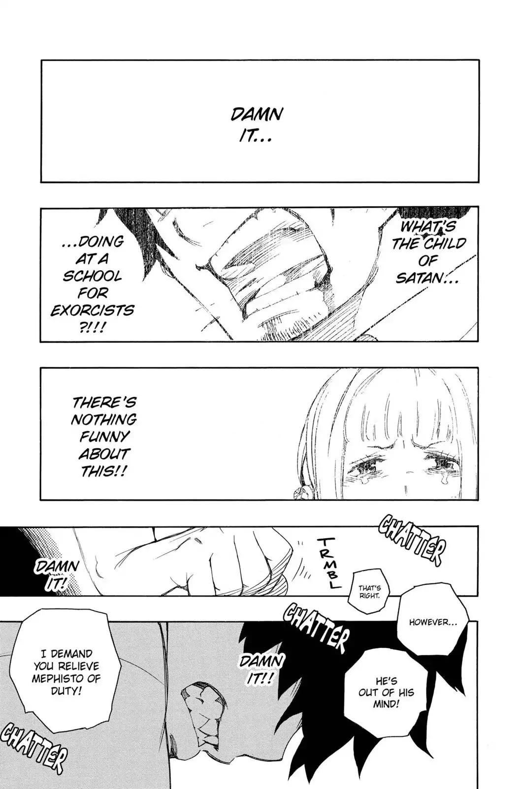 Ao no Exorcist Chapter 14 page 34 - Chapter 14: The Wager