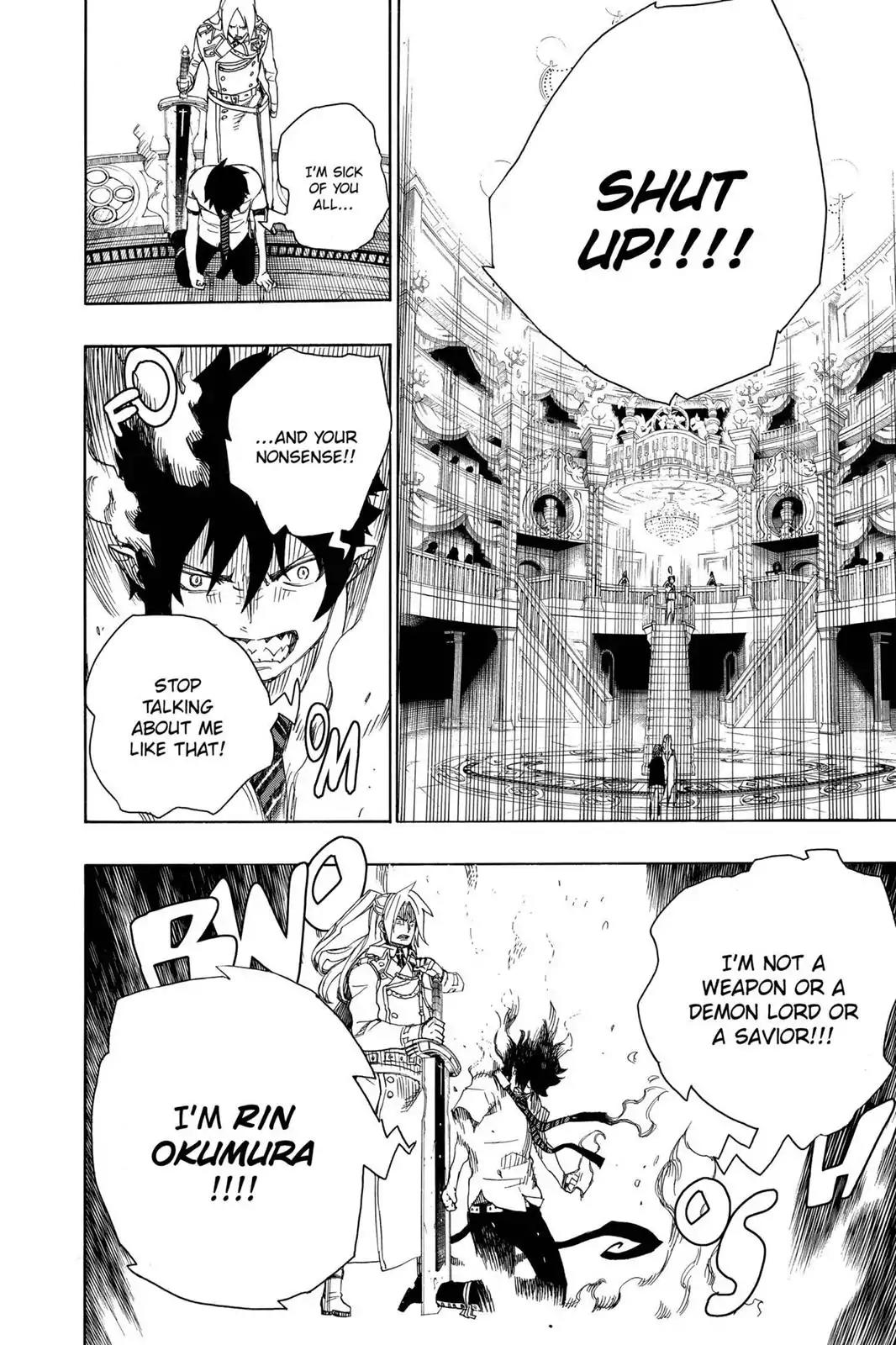 Ao no Exorcist Chapter 14 page 35 - Chapter 14: The Wager