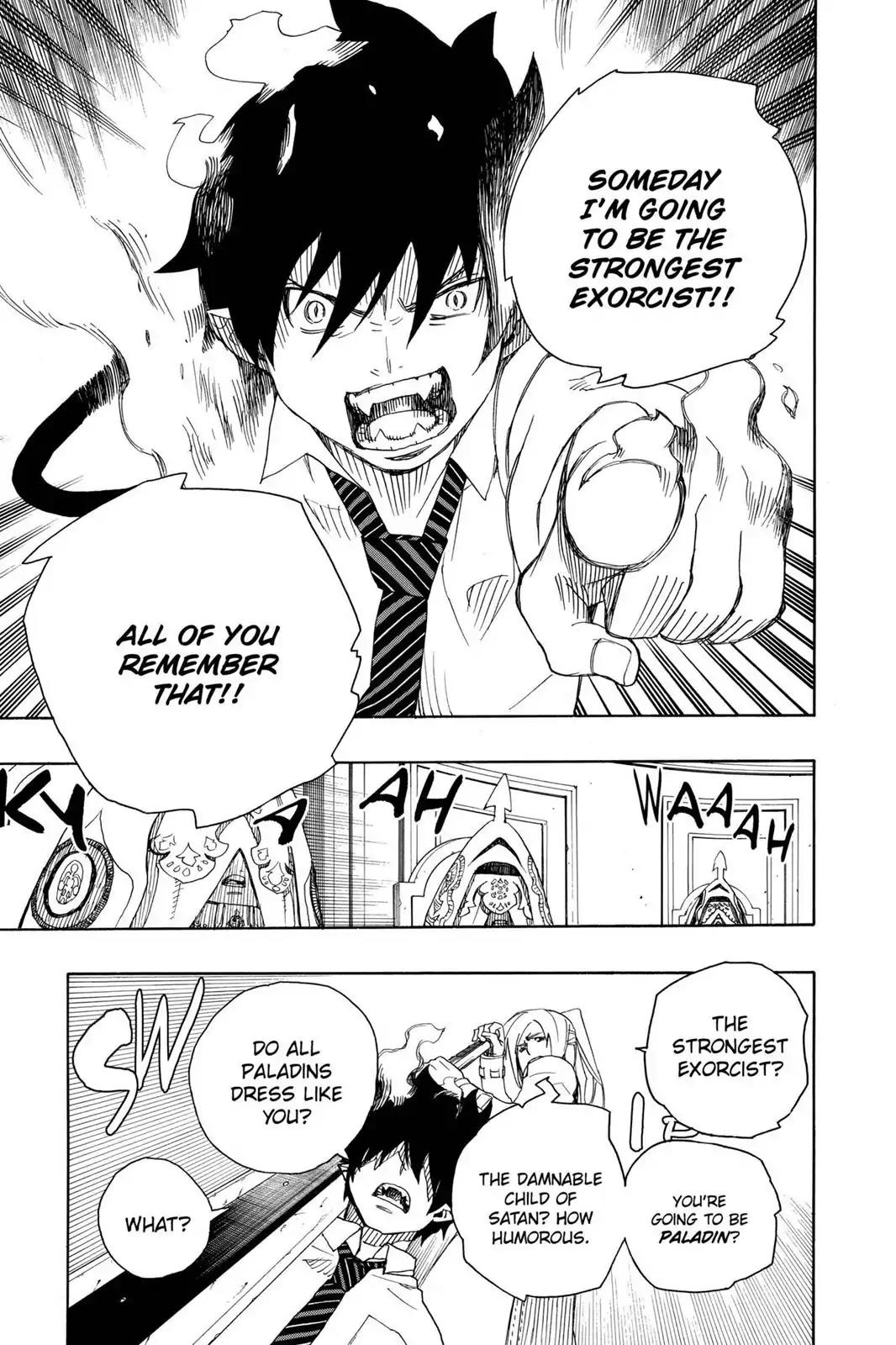 Ao no Exorcist Chapter 14 page 36 - Chapter 14: The Wager