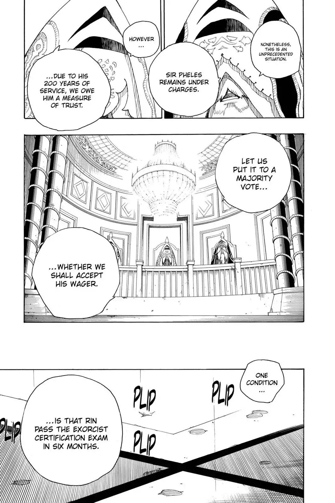 Ao no Exorcist Chapter 14 page 38 - Chapter 14: The Wager