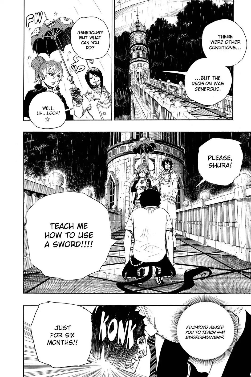 Ao no Exorcist Chapter 14 page 39 - Chapter 14: The Wager