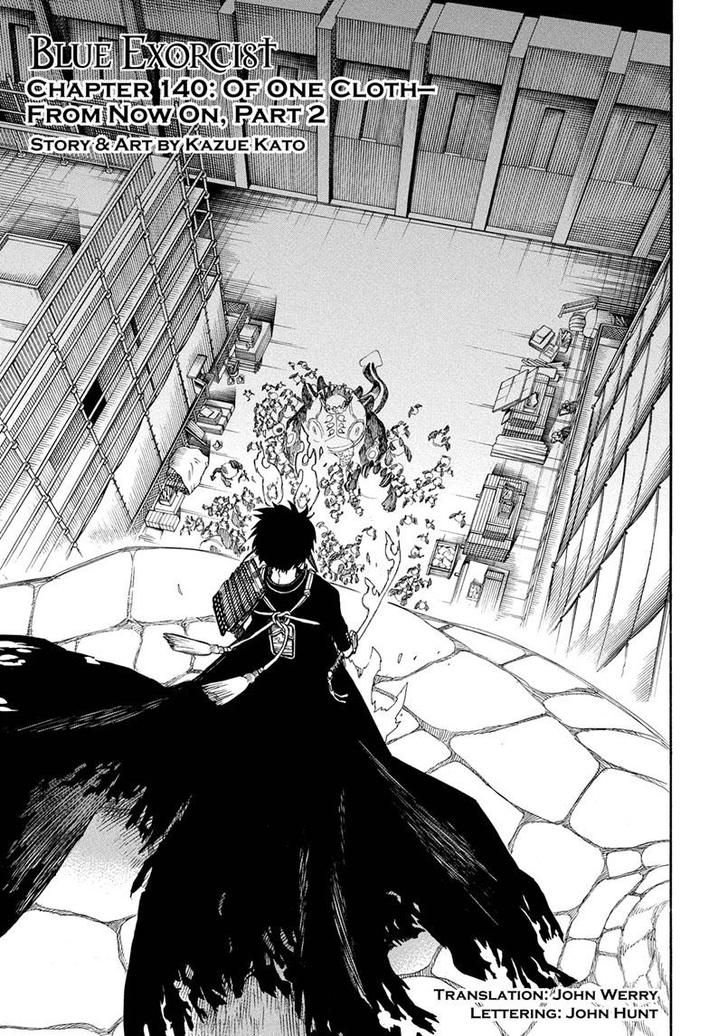 Ao no Exorcist Chapter 140 page 1 - Chapter 140