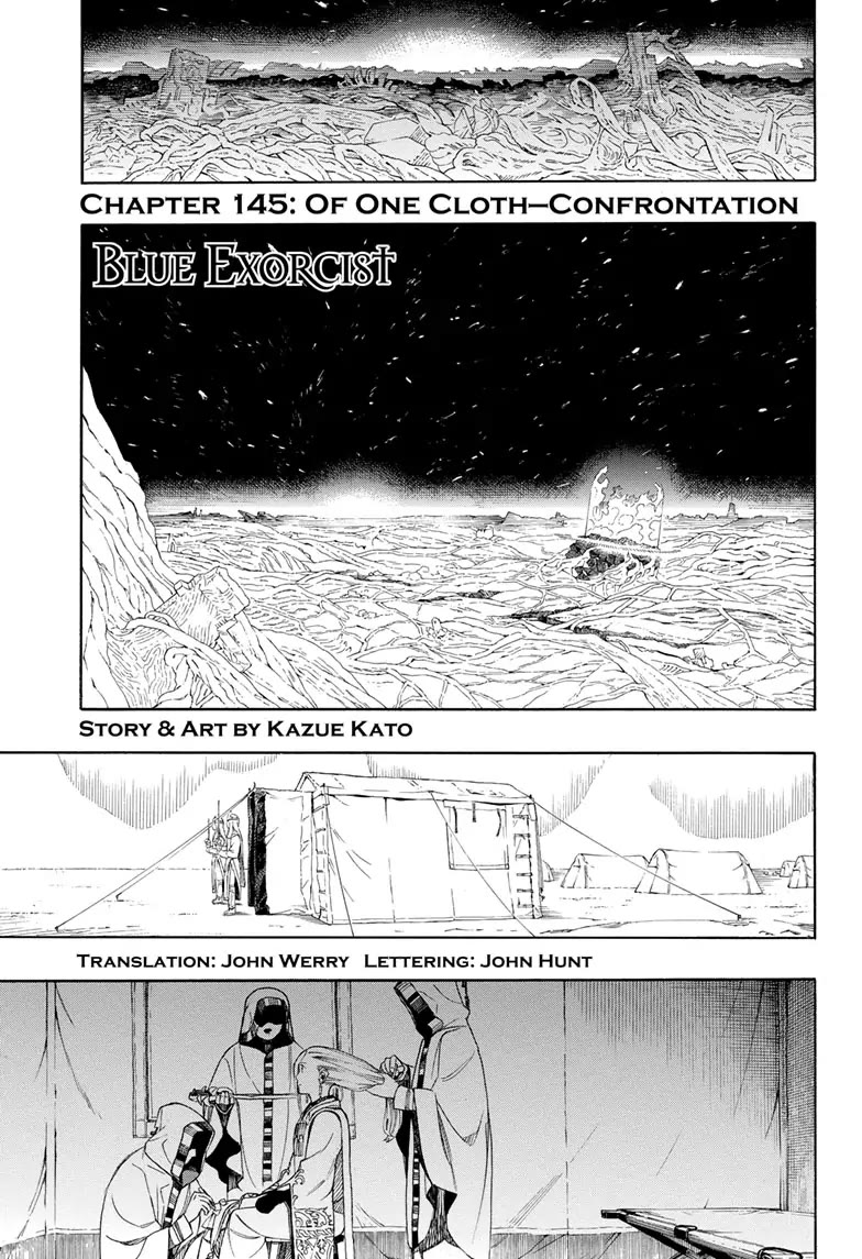 Ao no Exorcist Chapter 145 page 1 - Chapter 145