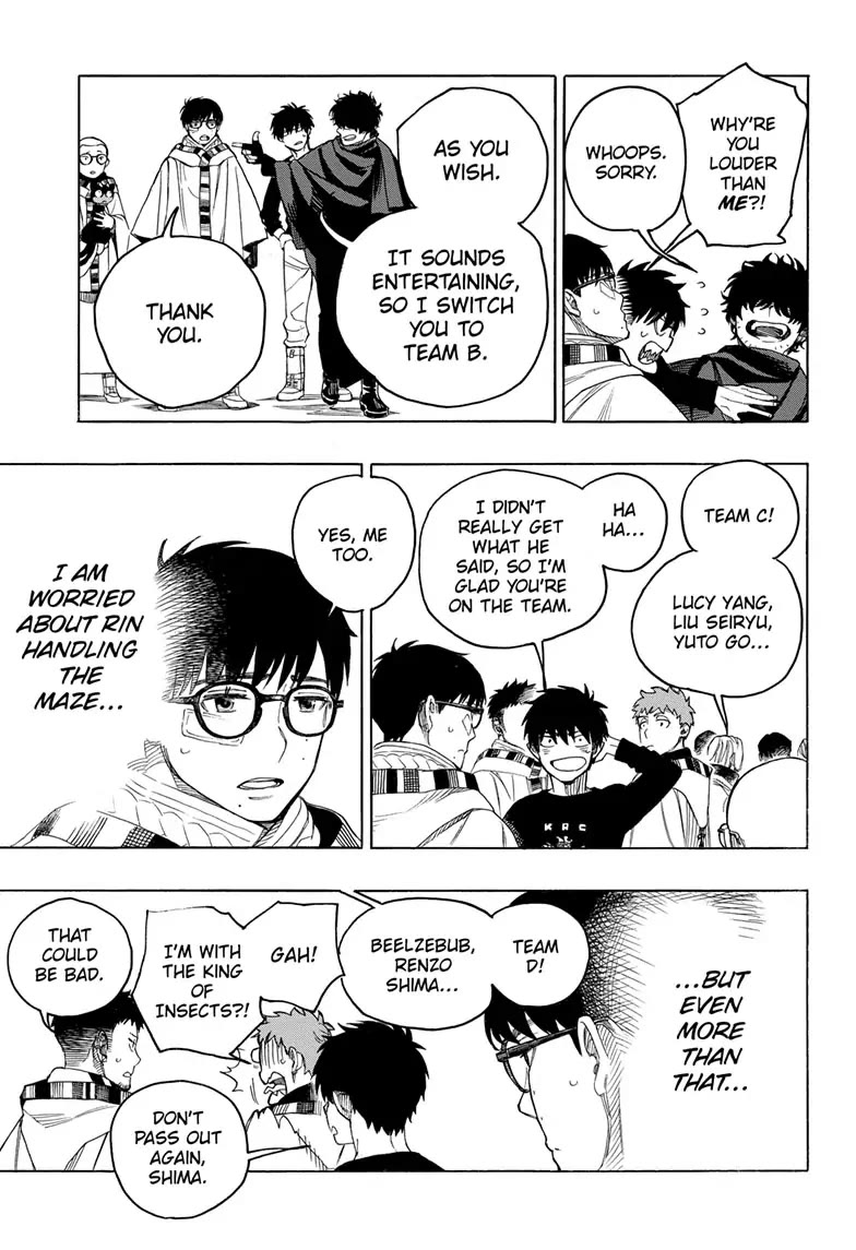 Ao no Exorcist Chapter 145 page 17 - Chapter 145