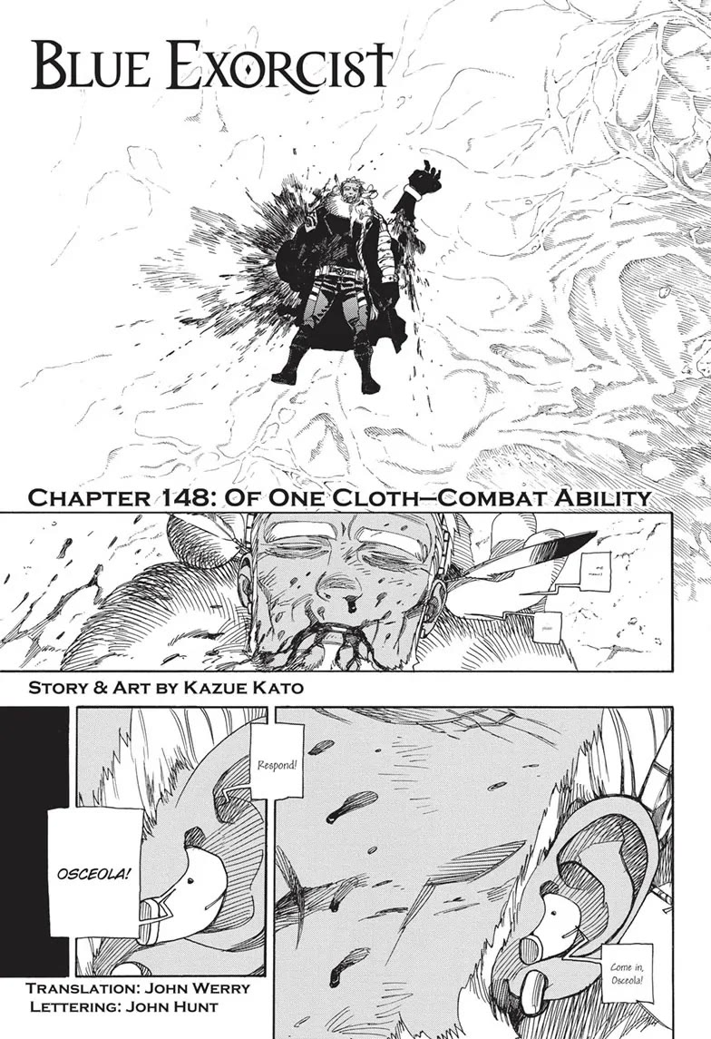 Ao no Exorcist Chapter 148 page 1 - Chapter 148