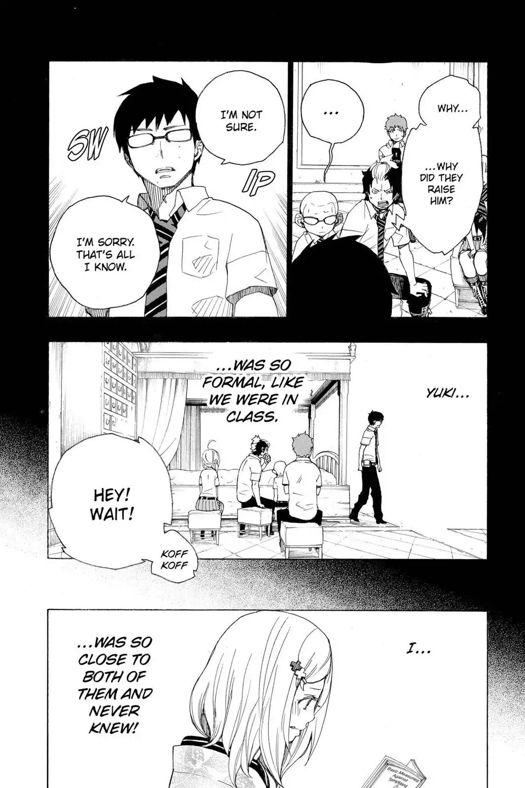 Ao no Exorcist Chapter 15 page 12 - Chapter 15: Every Last One