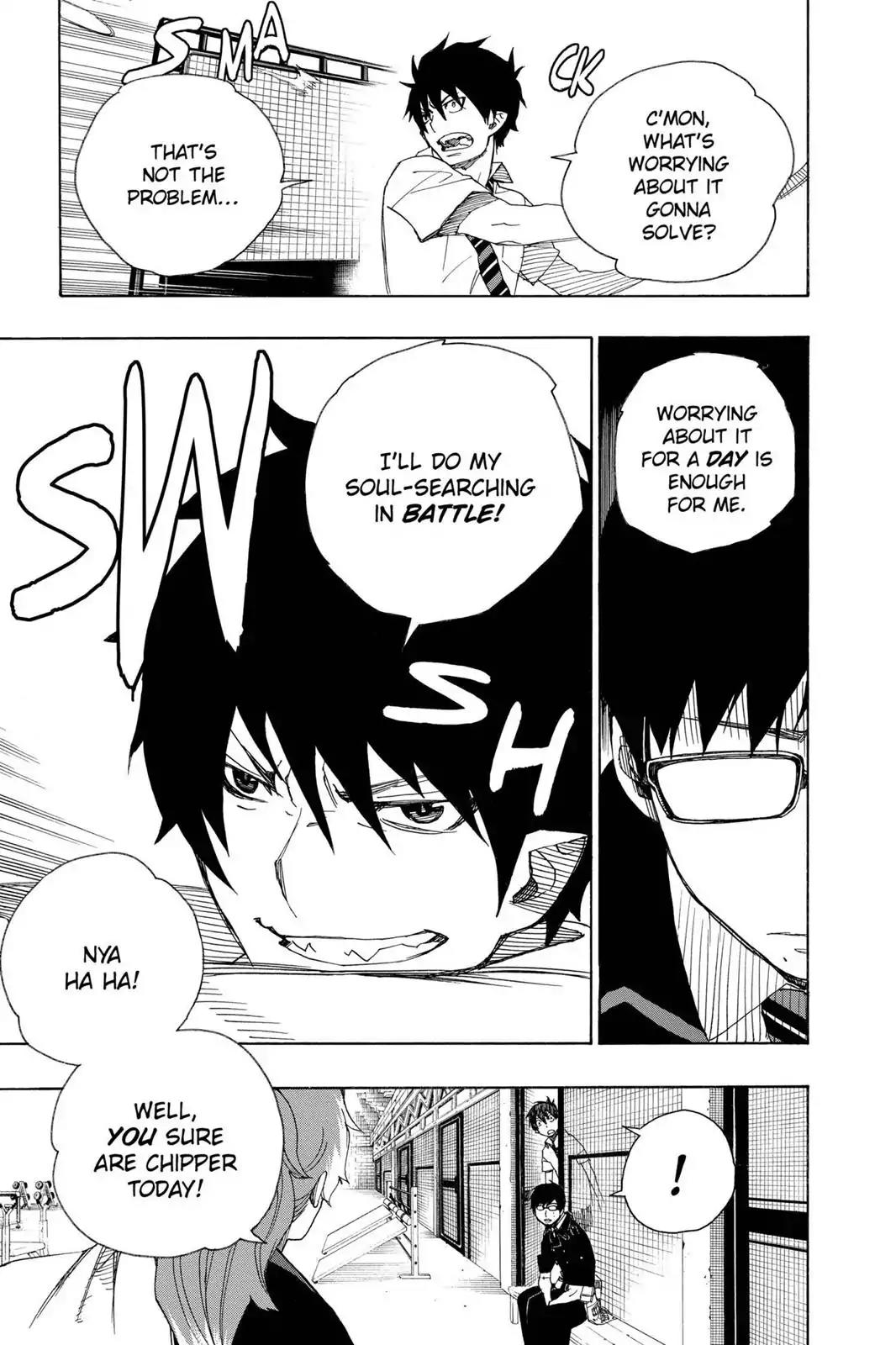 Ao no Exorcist Chapter 15 page 17 - Chapter 15: Every Last One