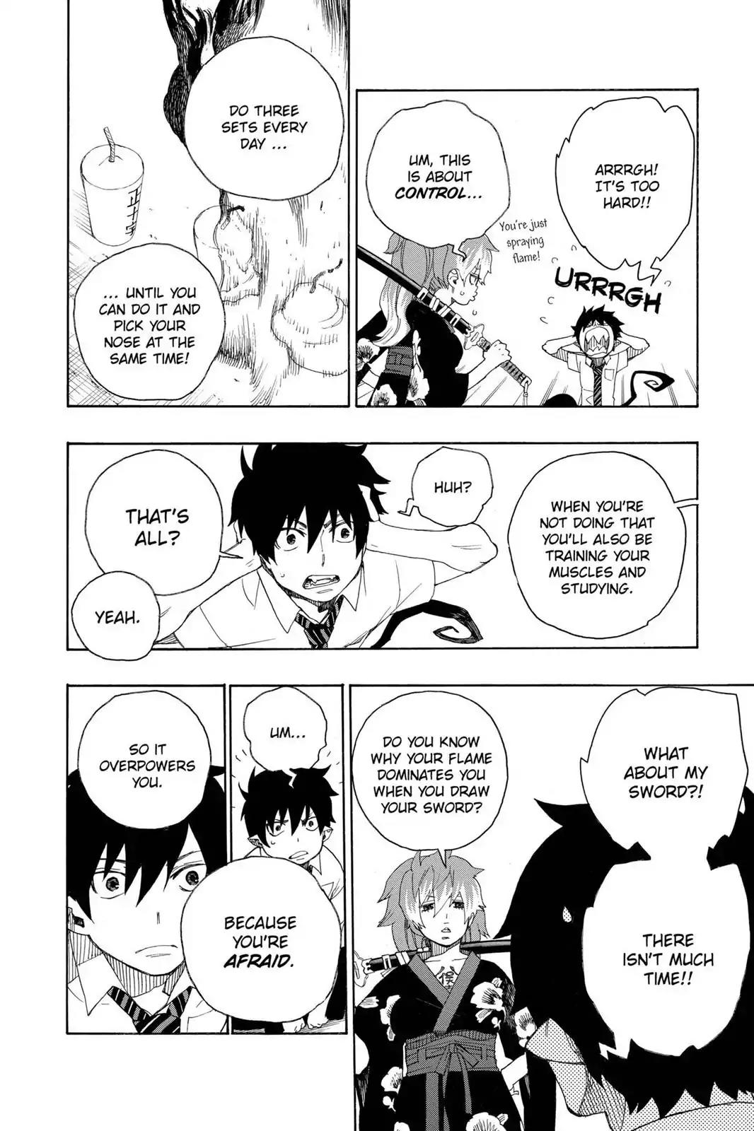 Ao no Exorcist Chapter 15 page 22 - Chapter 15: Every Last One