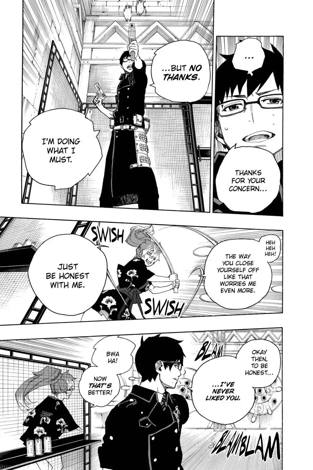 Ao no Exorcist Chapter 15 page 35 - Chapter 15: Every Last One
