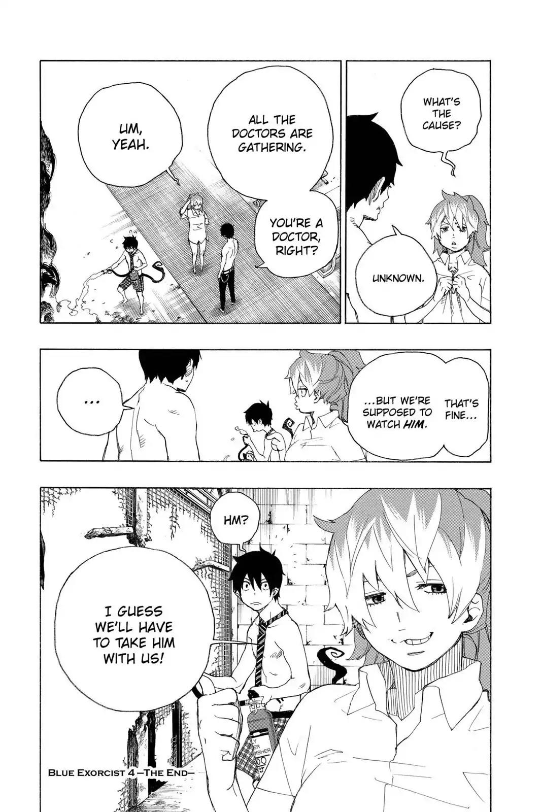 Ao no Exorcist Chapter 15 page 45 - Chapter 15: Every Last One