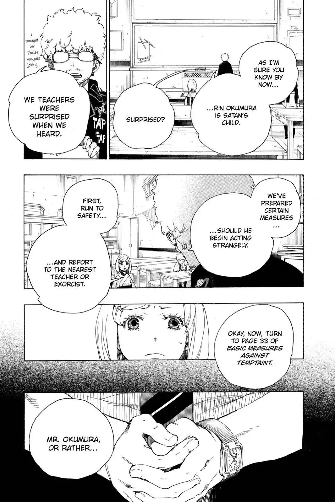 Ao no Exorcist Chapter 15 page 9 - Chapter 15: Every Last One