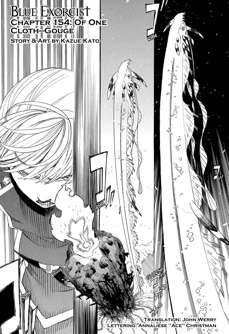 Ao no Exorcist Chapter 154 page 1 - Chapter 154