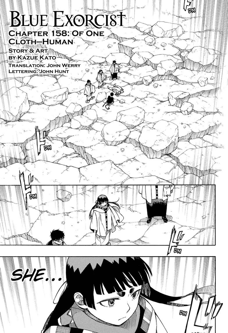 Ao no Exorcist Chapter 158 page 1 - Chapter 158