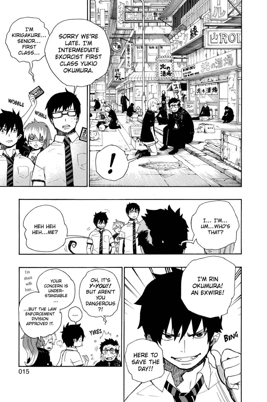 Ao no Exorcist Chapter 16 page 15 - Chapter 16: When It All Began