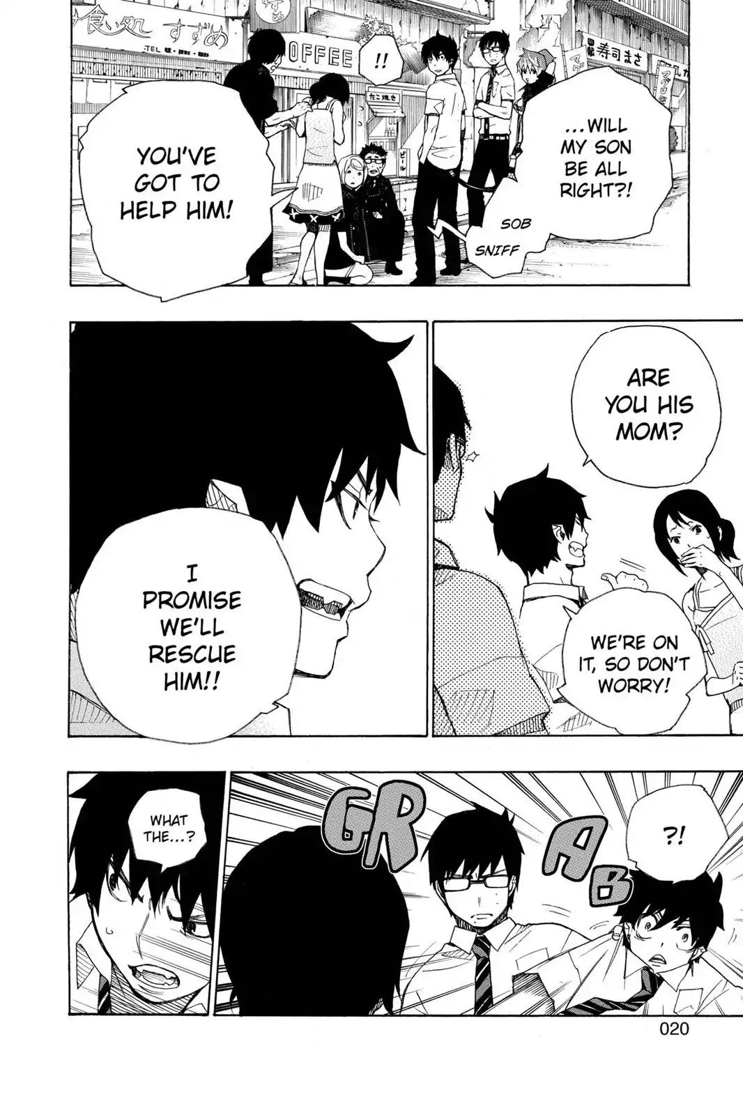 Ao no Exorcist Chapter 16 page 20 - Chapter 16: When It All Began