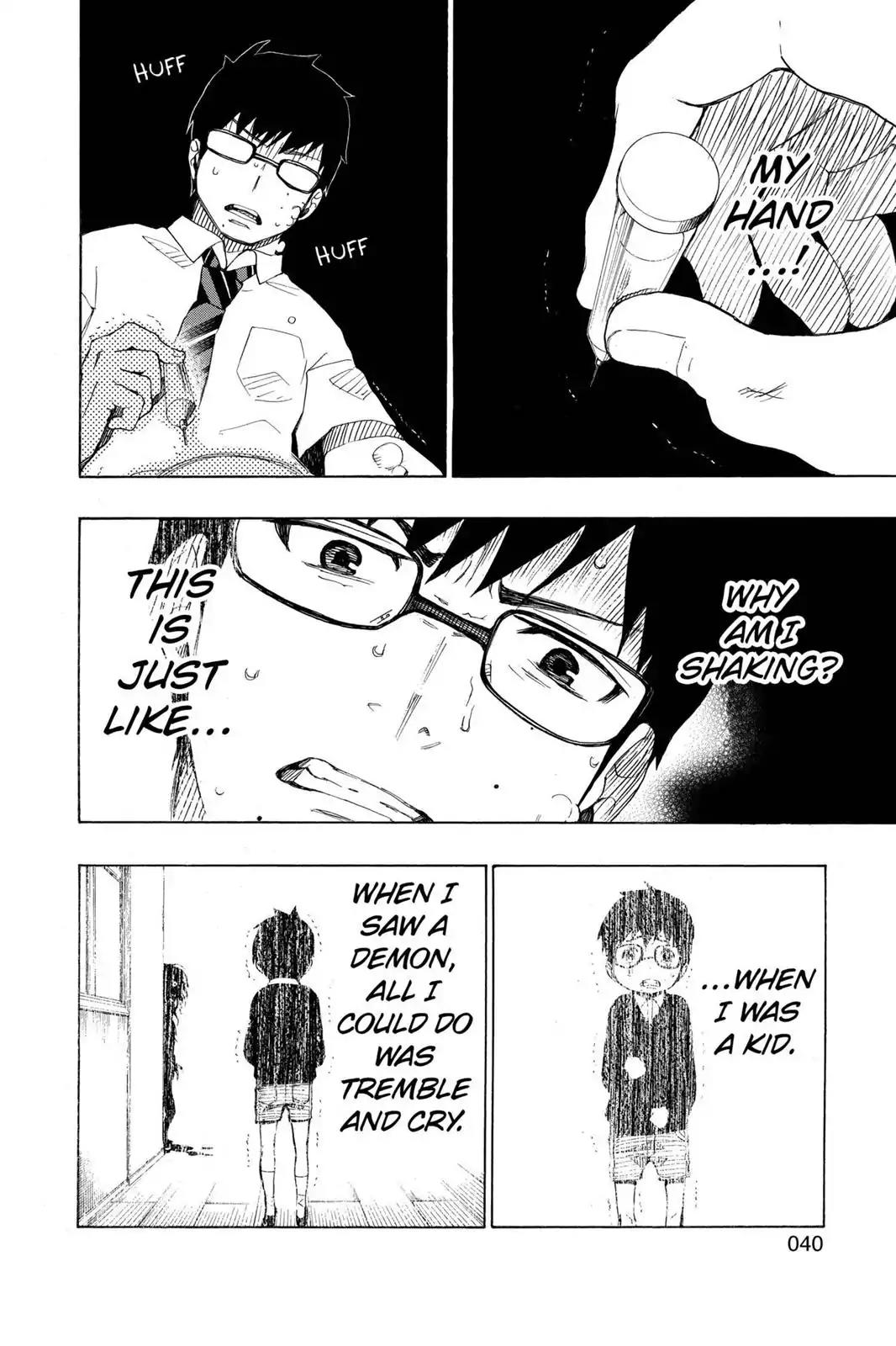 Ao no Exorcist Chapter 16 page 40 - Chapter 16: When It All Began