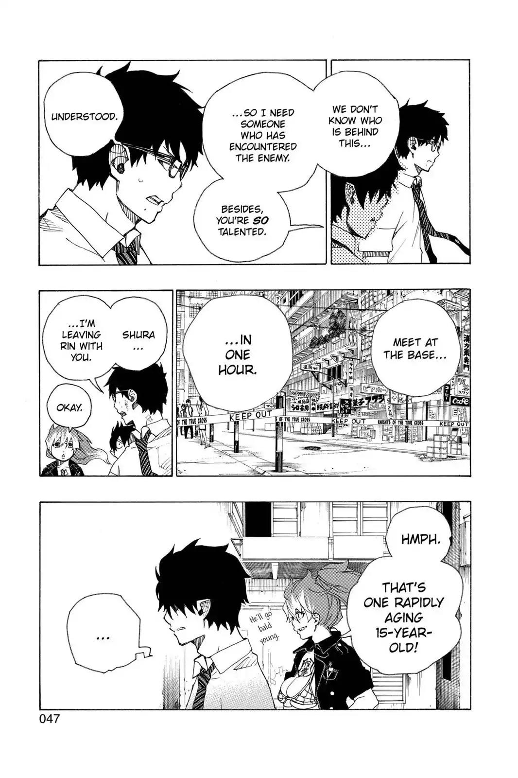 Ao no Exorcist Chapter 16 page 47 - Chapter 16: When It All Began