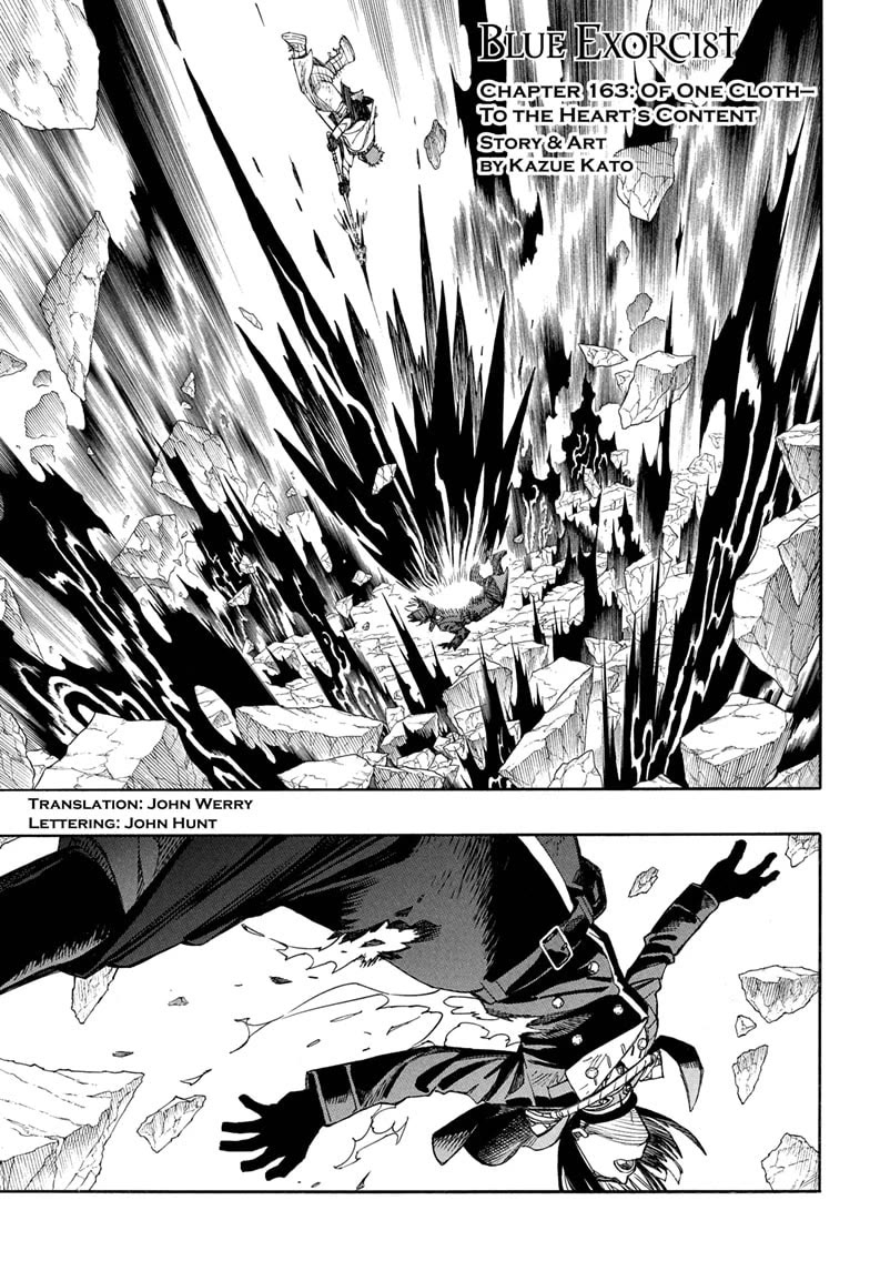 Ao no Exorcist Chapter 163 page 1 - Chapter 163: Of One Cloth—To the Heart's Content