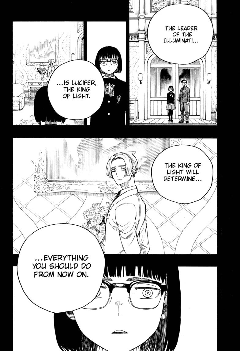 Ao no Exorcist Chapter 163 page 10 - Chapter 163: Of One Cloth—To the Heart's Content