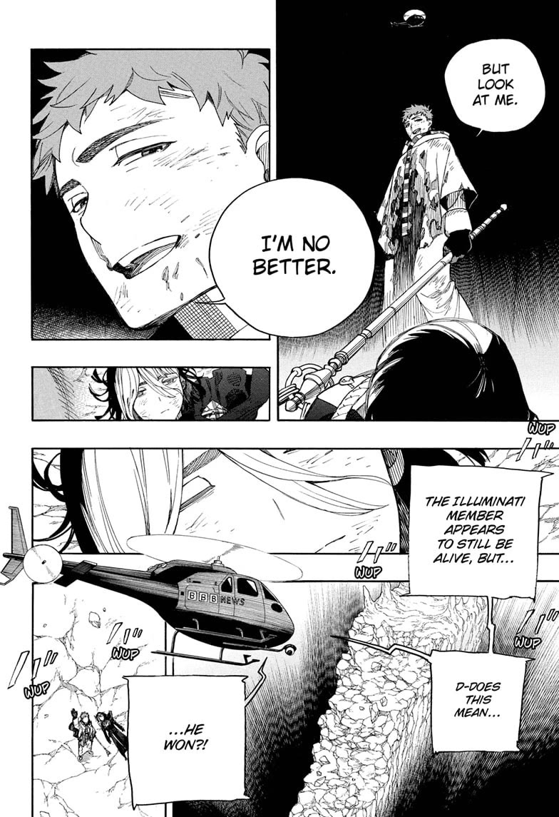 Ao no Exorcist Chapter 163 page 18 - Chapter 163: Of One Cloth—To the Heart's Content