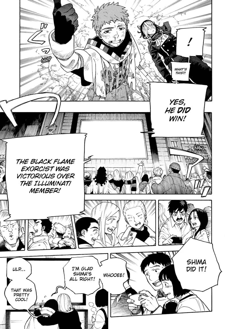 Ao no Exorcist Chapter 163 page 19 - Chapter 163: Of One Cloth—To the Heart's Content