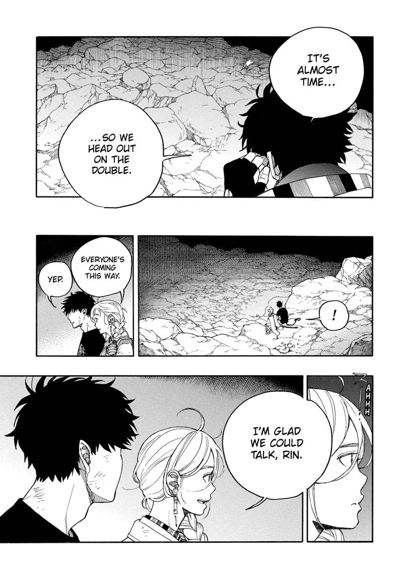 Ao no Exorcist Chapter 163 page 25 - Chapter 163: Of One Cloth—To the Heart's Content