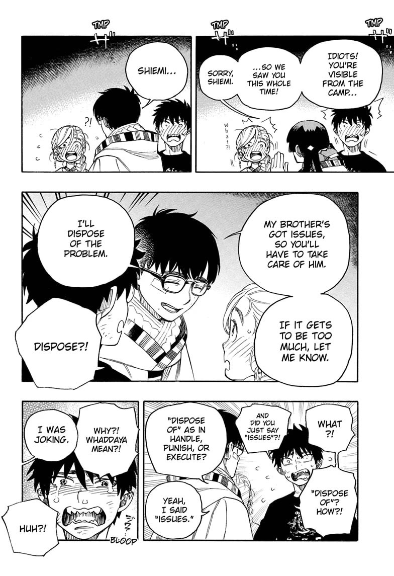 Ao no Exorcist Chapter 163 page 28 - Chapter 163: Of One Cloth—To the Heart's Content