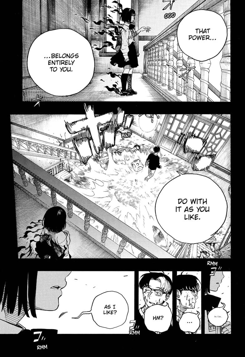 Ao no Exorcist Chapter 163 page 7 - Chapter 163: Of One Cloth—To the Heart's Content