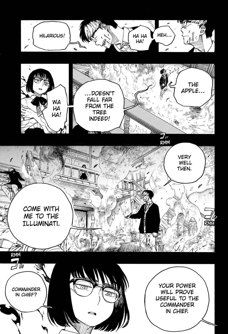 Ao no Exorcist Chapter 163 page 9 - Chapter 163: Of One Cloth—To the Heart's Content