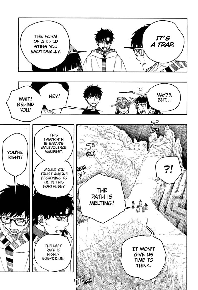 Ao no Exorcist Chapter 164 page 13 - Chapter 164: Of One Cloth—Confusion