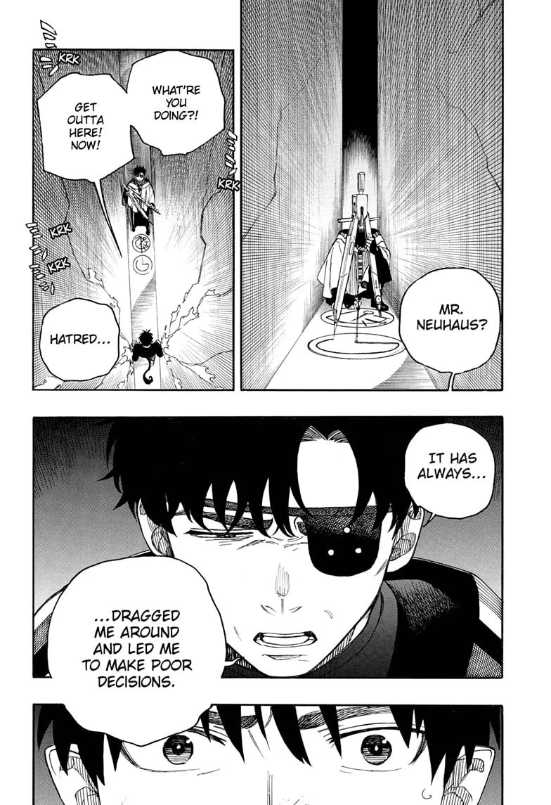 Ao no Exorcist Chapter 164 page 34 - Chapter 164: Of One Cloth—Confusion