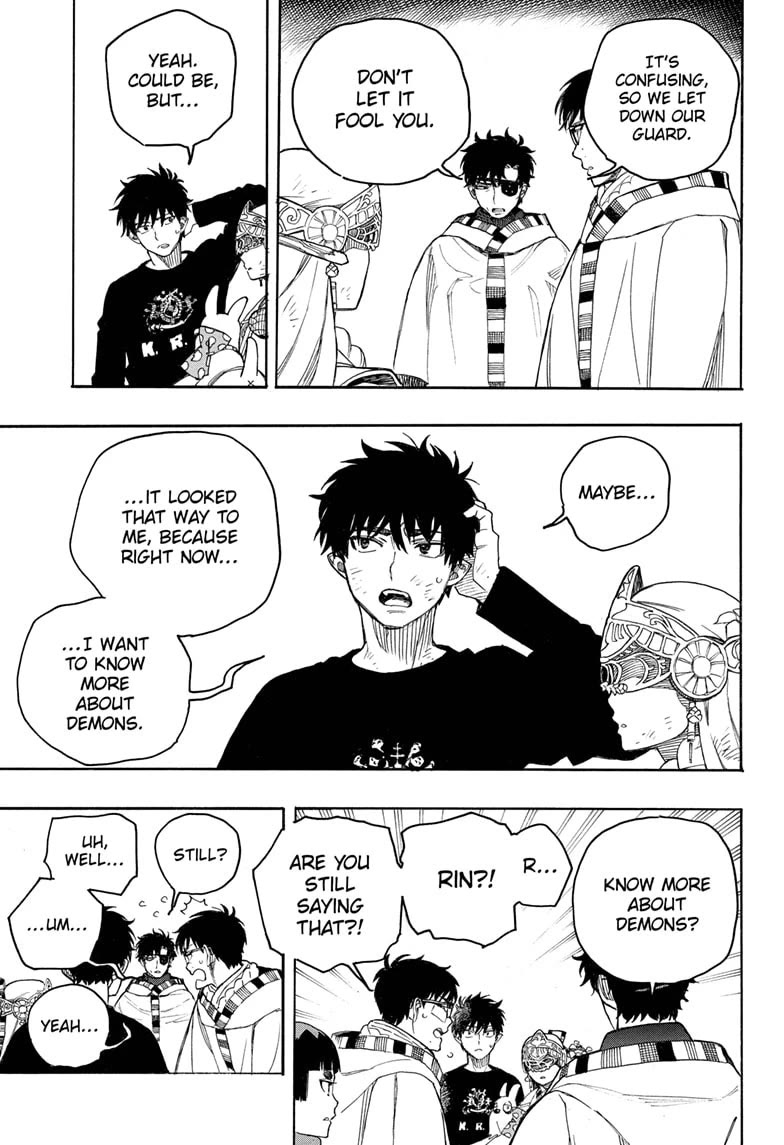 Ao no Exorcist Chapter 164 page 5 - Chapter 164: Of One Cloth—Confusion