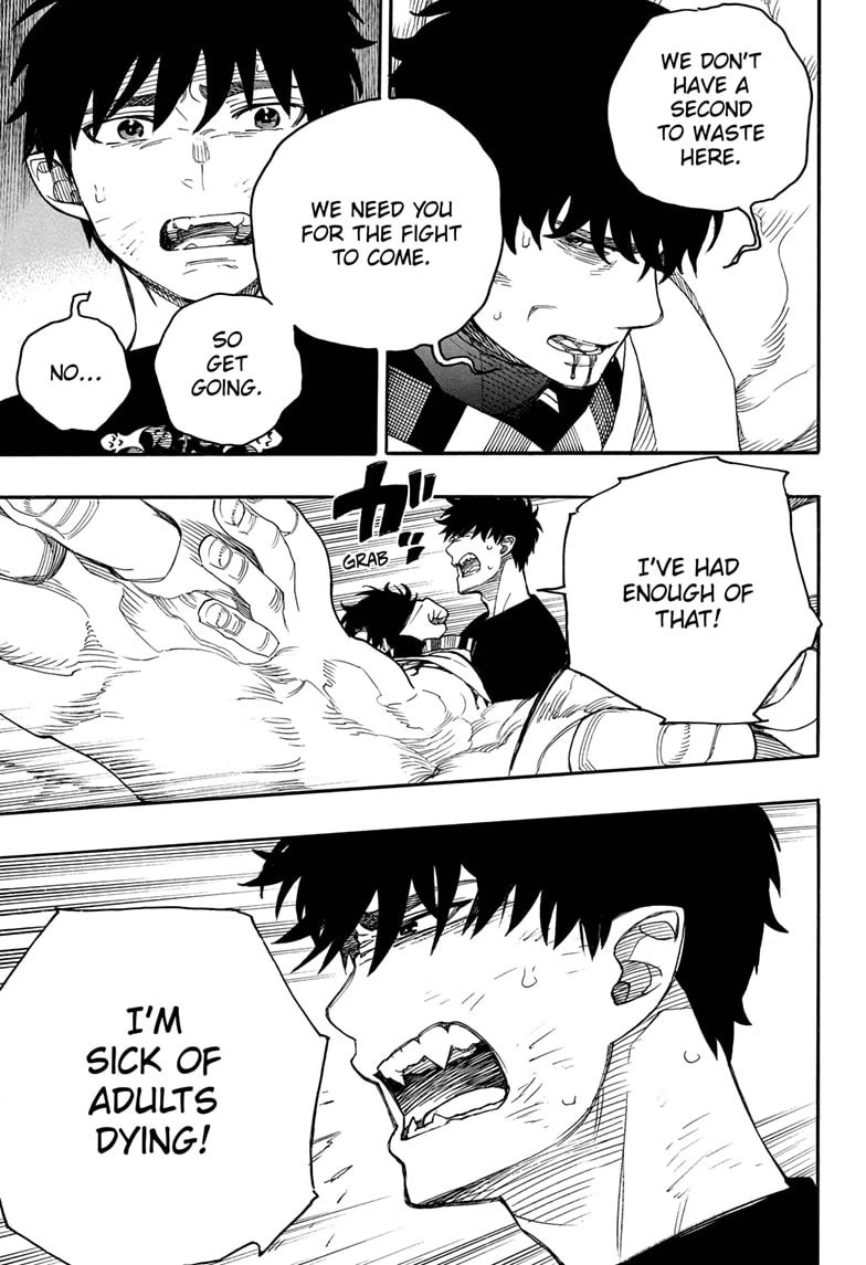 Ao no Exorcist Chapter 165 page 13 - Chapter 165: Of One Cloth—Going Ahead