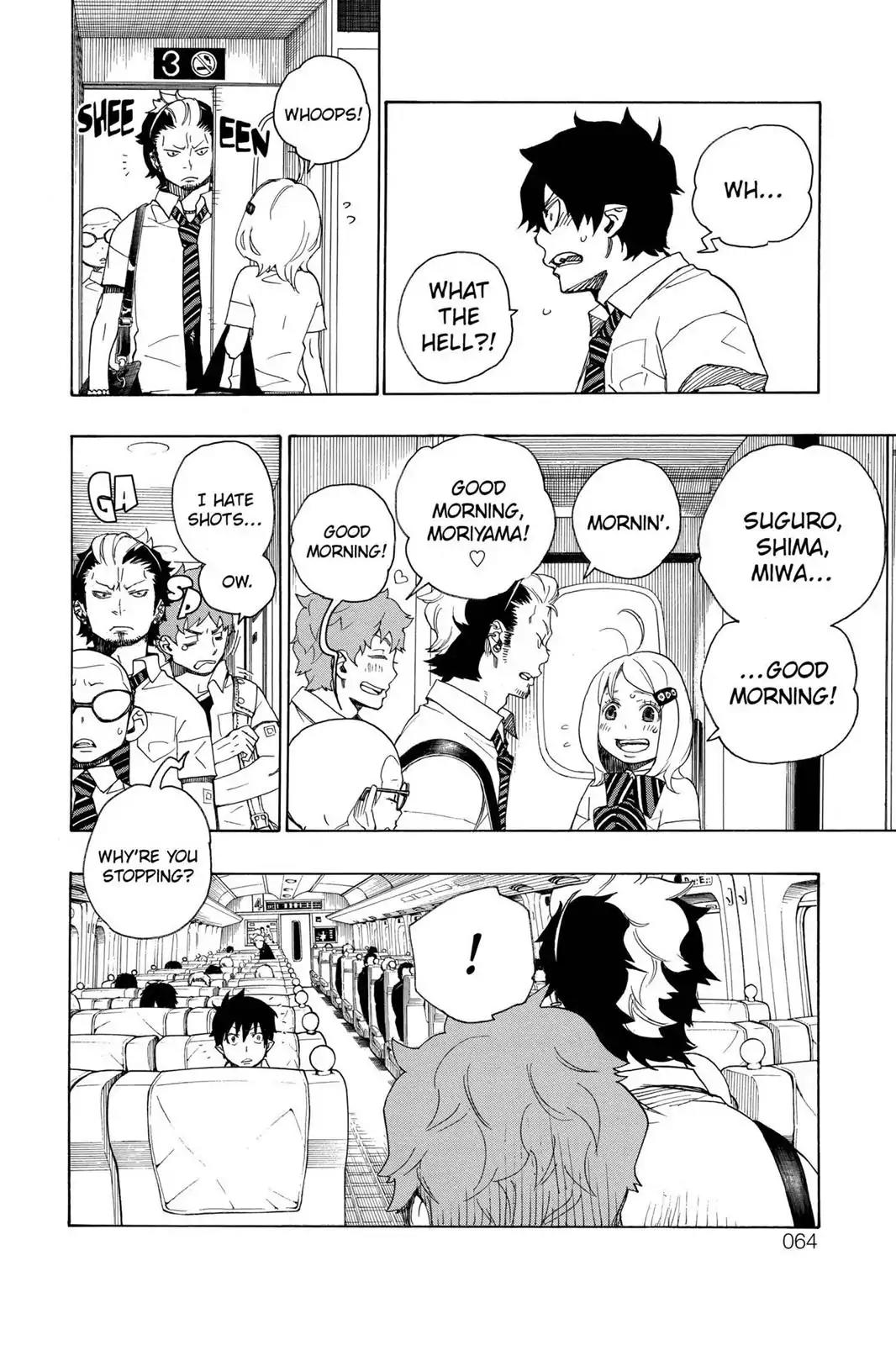 Ao no Exorcist Chapter 17 page 10 - Chapter 17: Let's Go To Kyoto!