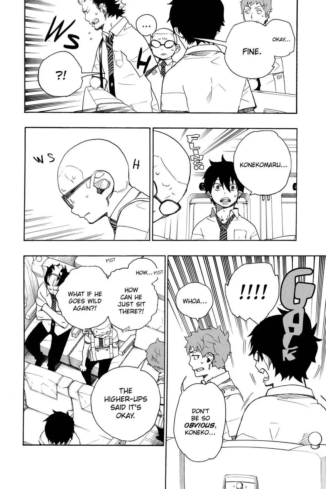 Ao no Exorcist Chapter 17 page 12 - Chapter 17: Let's Go To Kyoto!