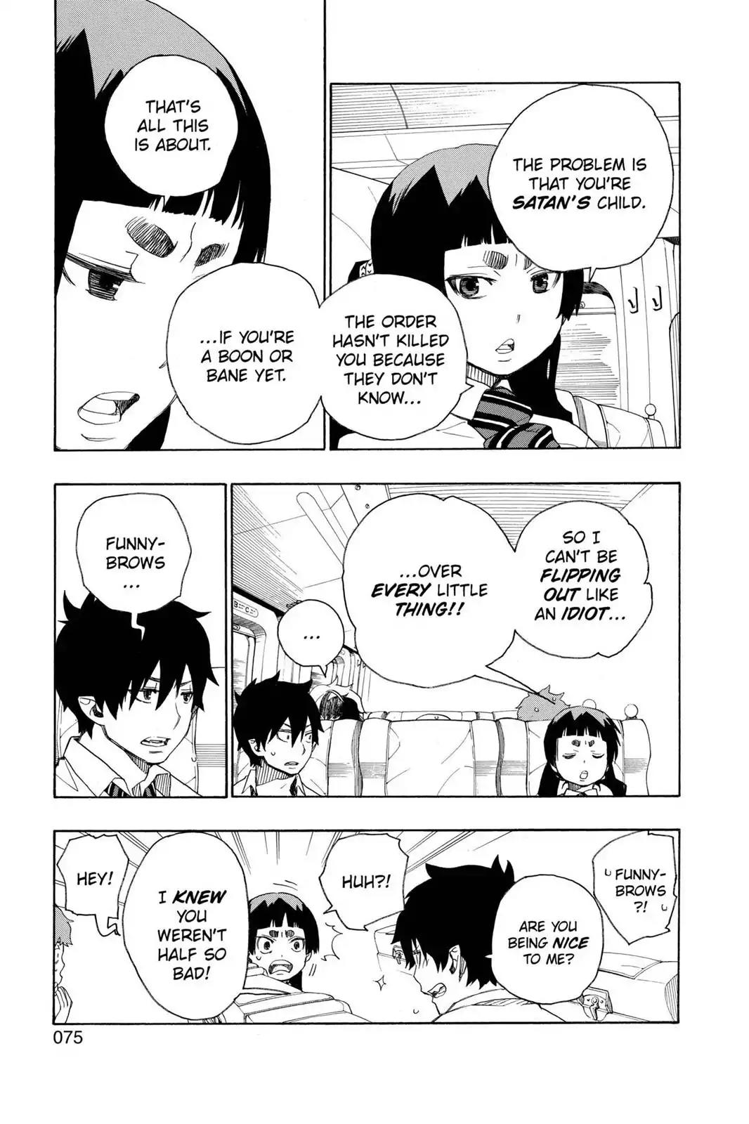 Ao no Exorcist Chapter 17 page 21 - Chapter 17: Let's Go To Kyoto!
