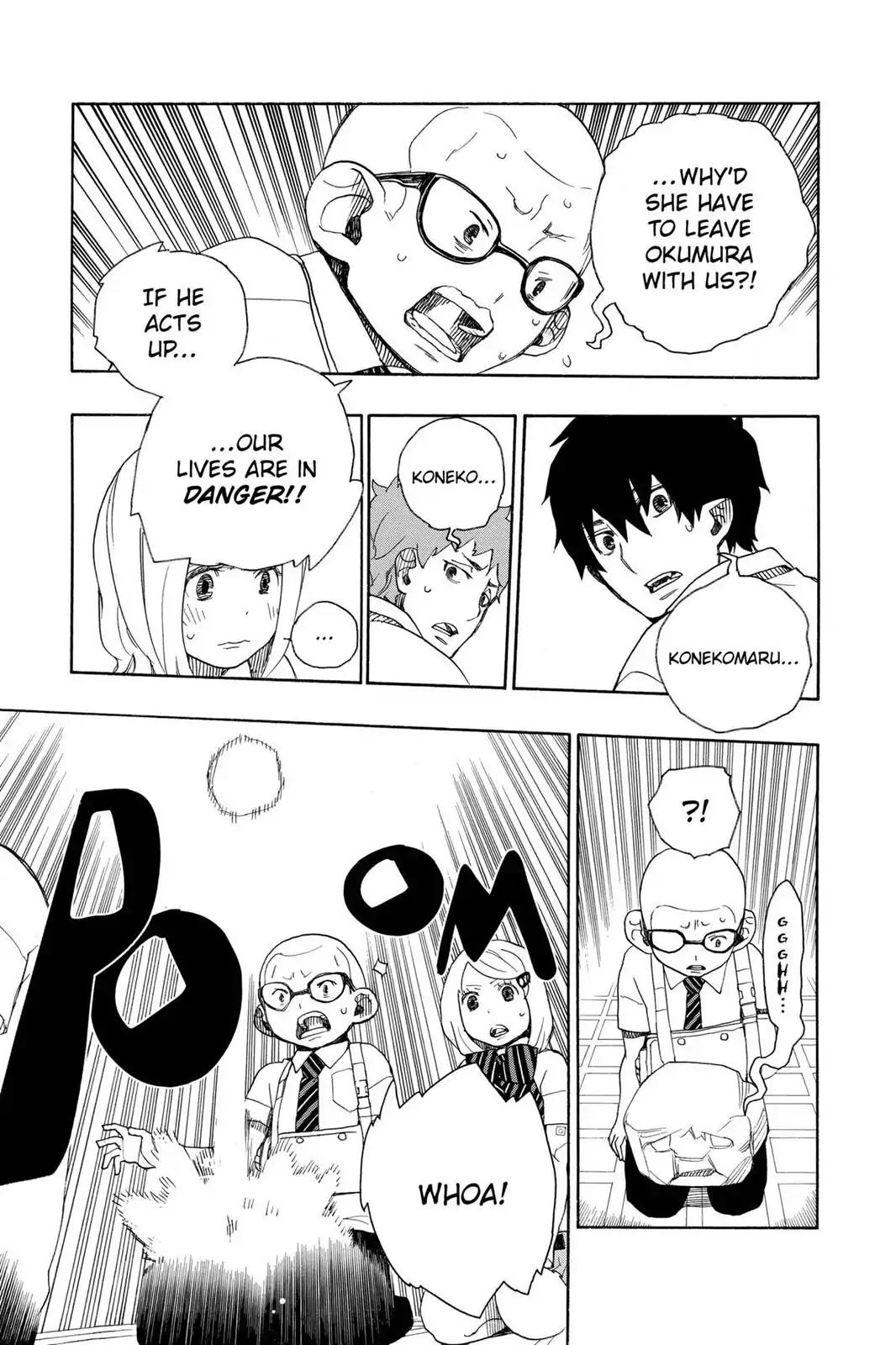 Ao no Exorcist Chapter 17 page 25 - Chapter 17: Let's Go To Kyoto!