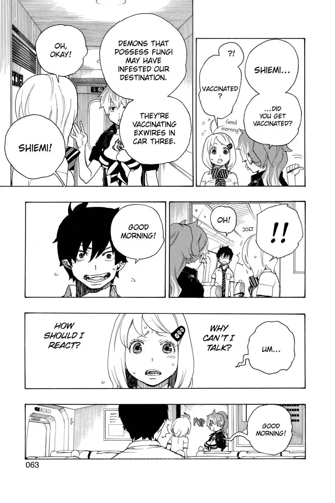 Ao no Exorcist Chapter 17 page 9 - Chapter 17: Let's Go To Kyoto!