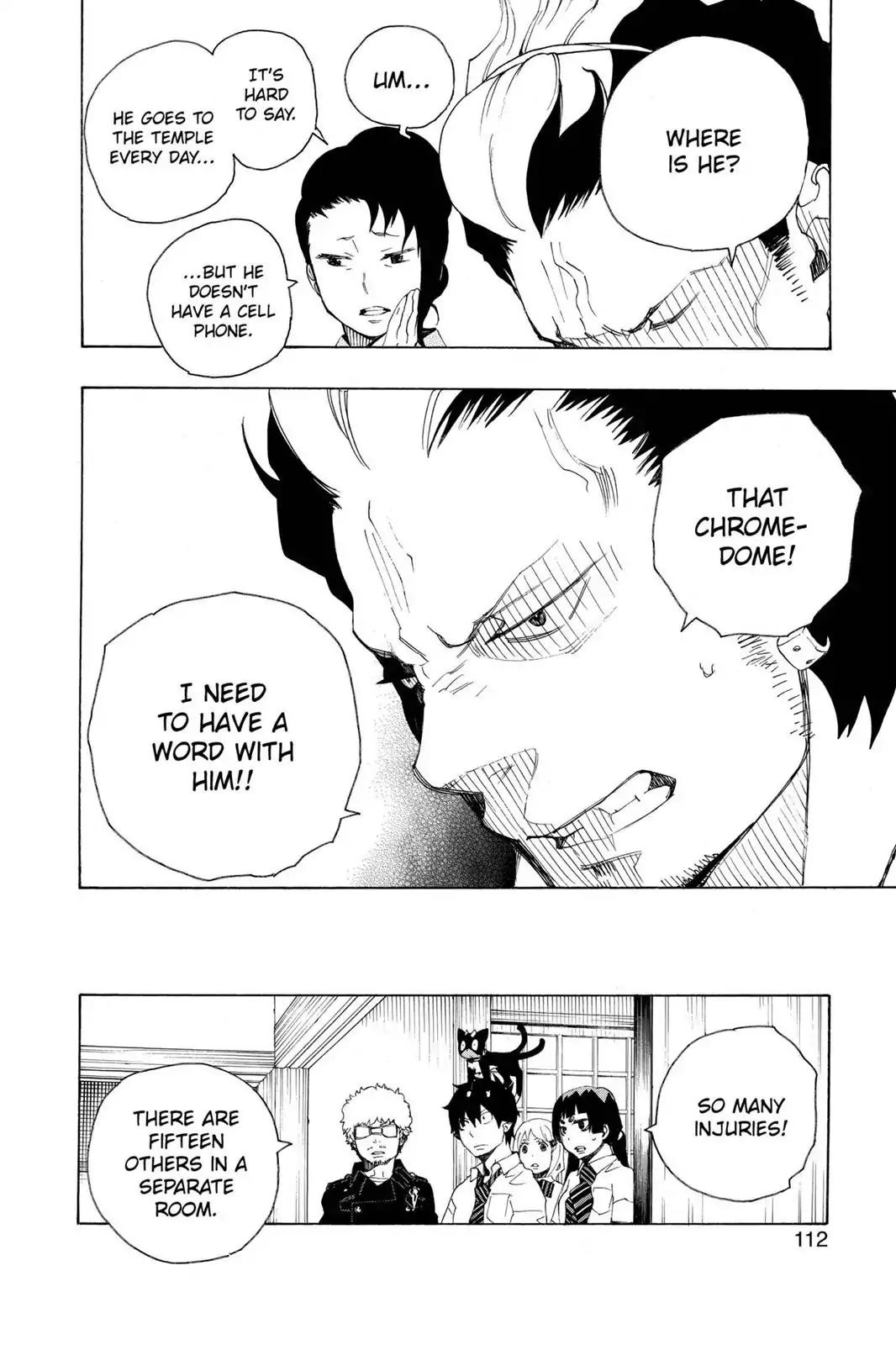 Ao no Exorcist Chapter 18 page 12 - Chapter 18: Discord