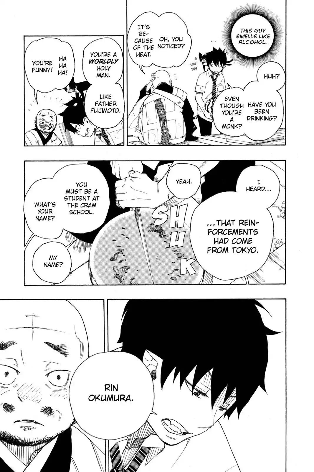 Ao no Exorcist Chapter 18 page 17 - Chapter 18: Discord