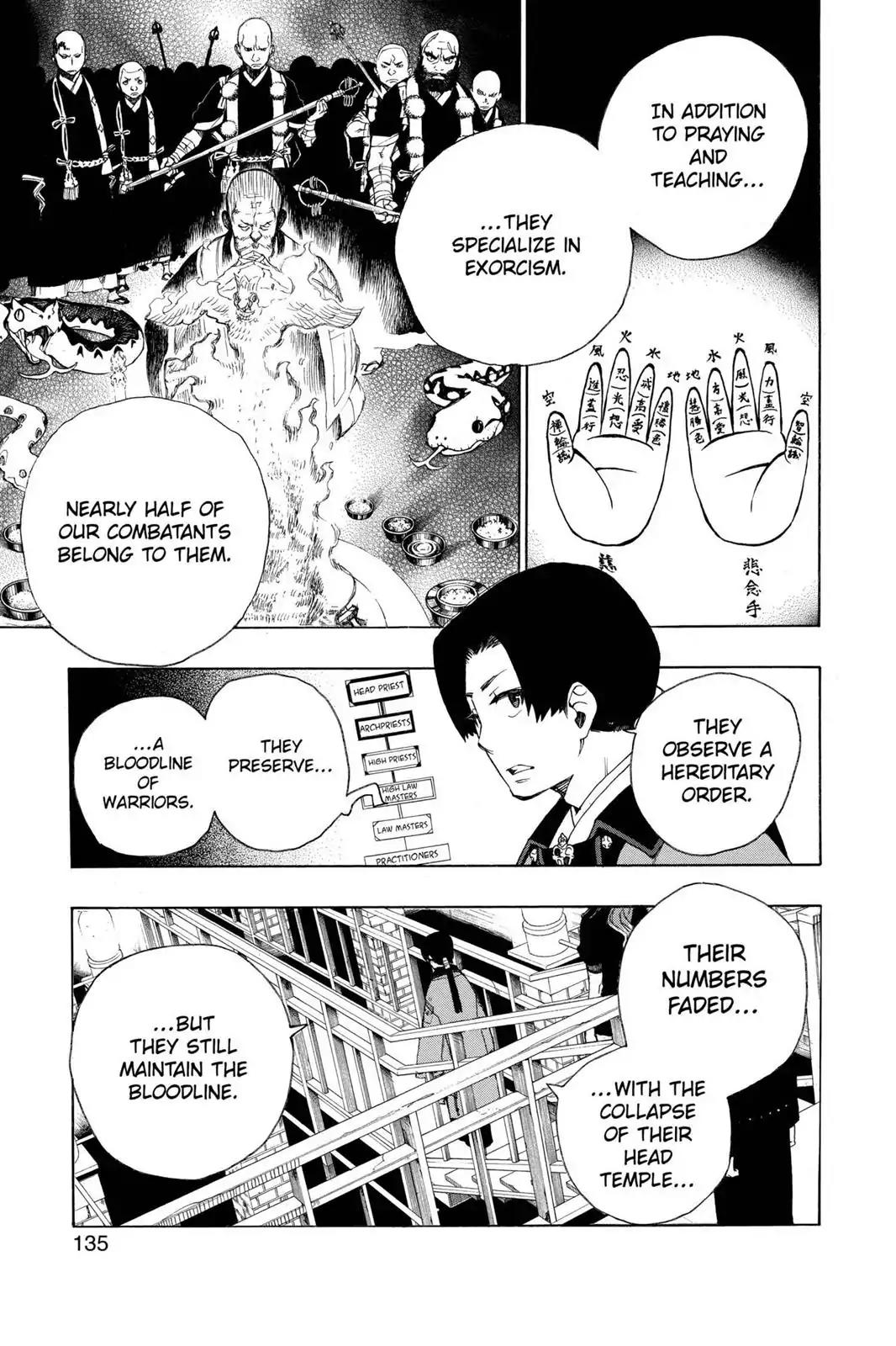 Ao no Exorcist Chapter 18 page 34 - Chapter 18: Discord