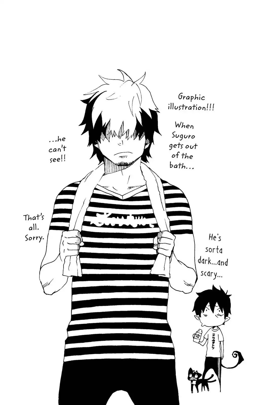 Ao no Exorcist Chapter 19.5 page 10 - Vol.5 Chapter Bonus: Character Case Files & Illustrated Guide to Satan