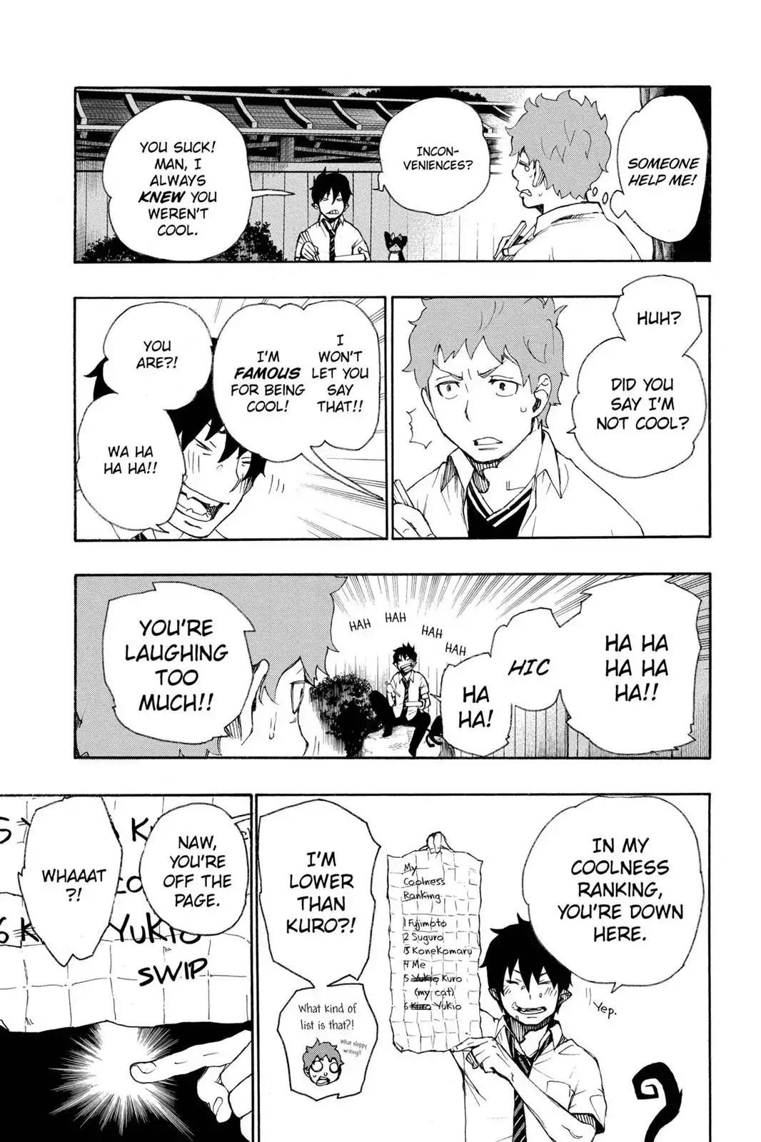 Ao no Exorcist Chapter 19 page 15 - Chapter 19: Drunken Son