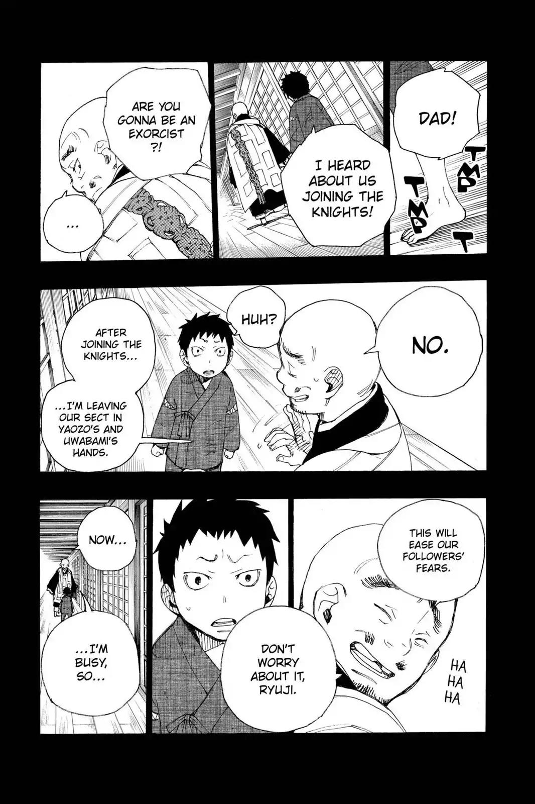 Ao no Exorcist Chapter 19 page 27 - Chapter 19: Drunken Son
