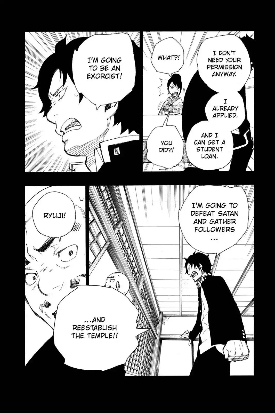 Ao no Exorcist Chapter 19 page 32 - Chapter 19: Drunken Son