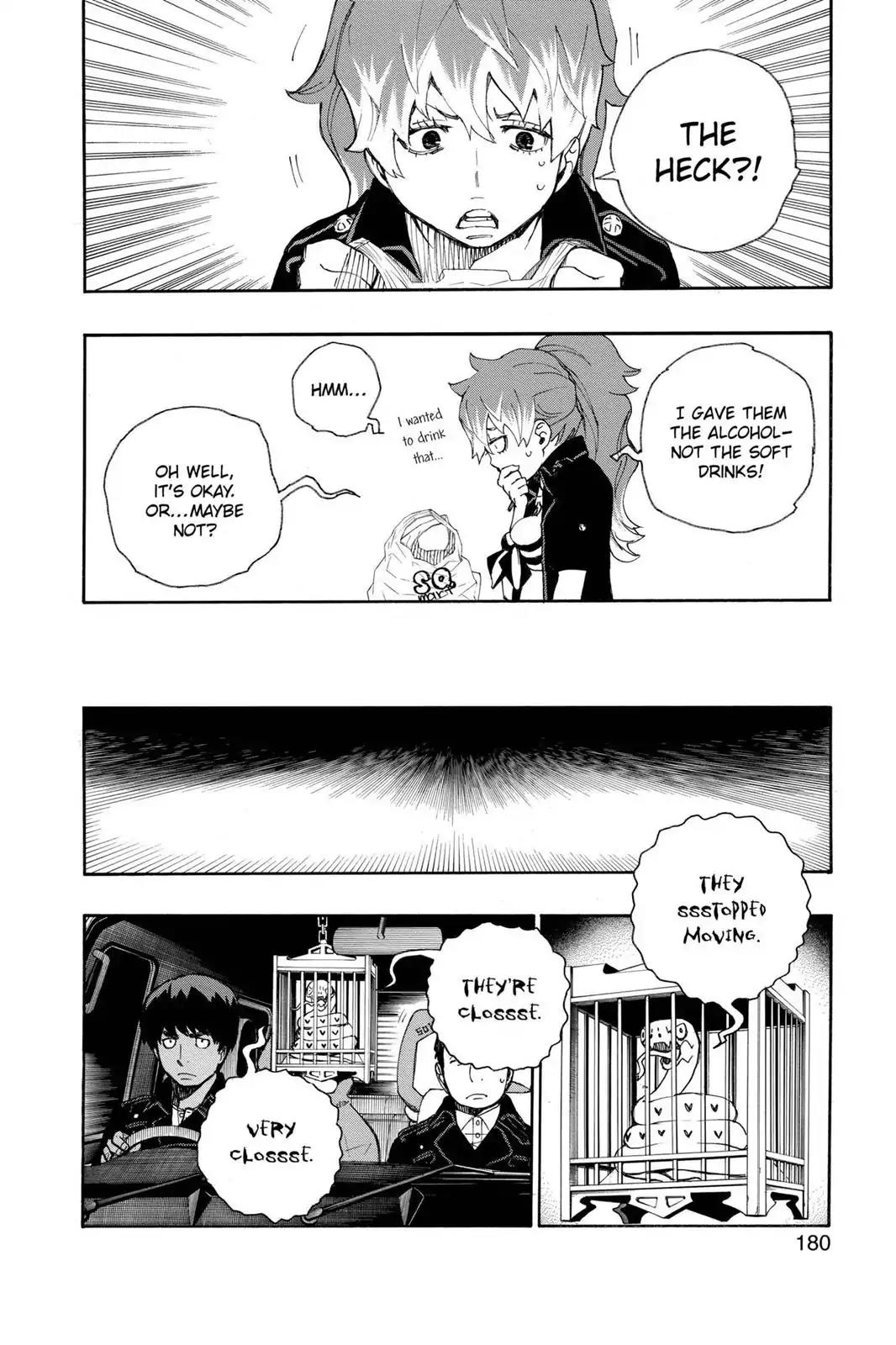 Ao no Exorcist Chapter 19 page 34 - Chapter 19: Drunken Son