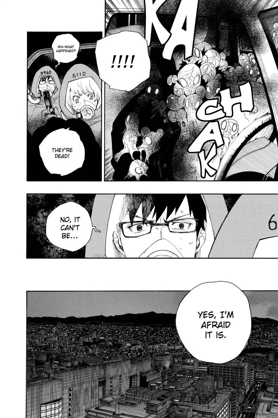 Ao no Exorcist Chapter 19 page 36 - Chapter 19: Drunken Son
