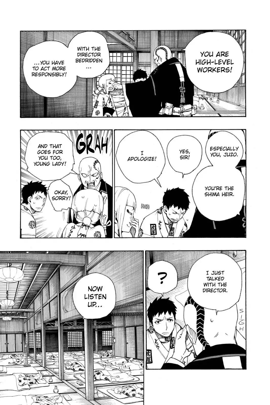Ao no Exorcist Chapter 19 page 9 - Chapter 19: Drunken Son
